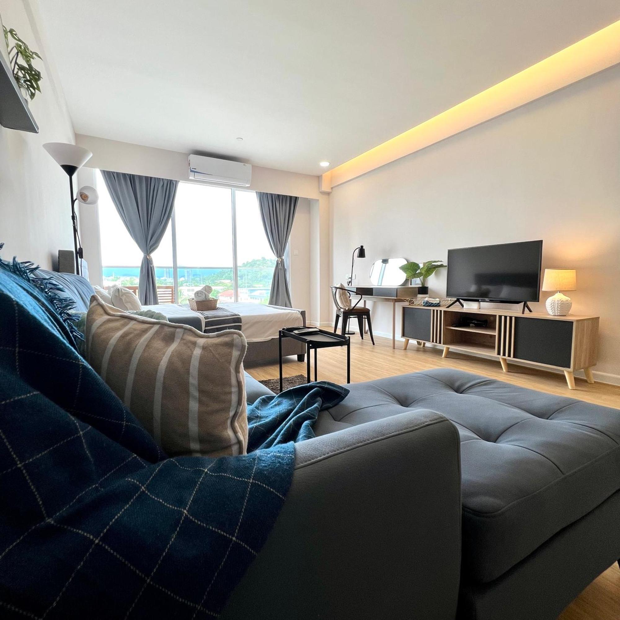 Arusuites Tanjung Aru Kota Kinabalu - Laxzone Suite Exterior foto