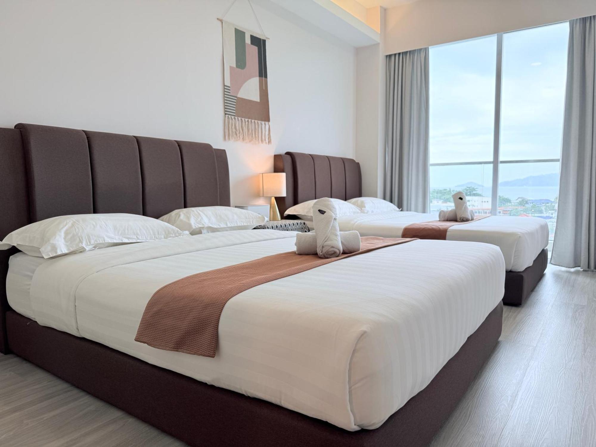 Arusuites Tanjung Aru Kota Kinabalu - Laxzone Suite Exterior foto